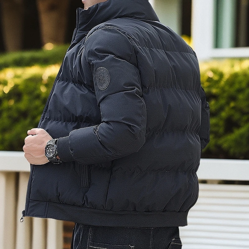 男士新款棉衣冬季立领棉服男装加厚保暖短款休闲棉袄男装防风上衣