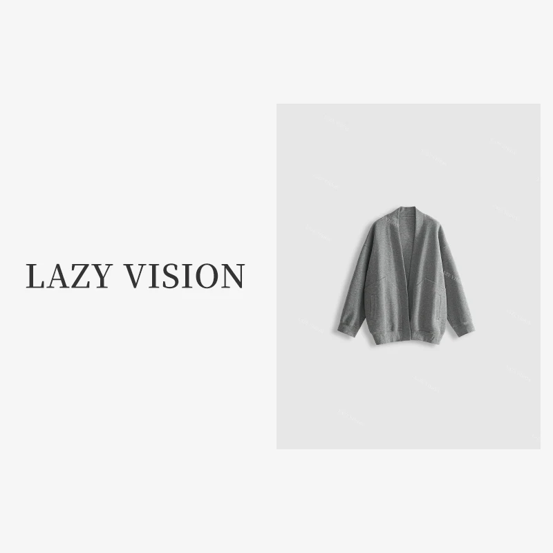LAZYVISION春季新品极简风慵懒休闲百搭外套ZMD-15459小小