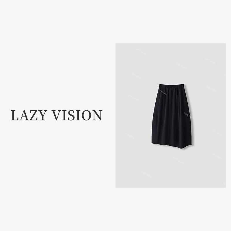 LAZYVISION‘伞裙’进口棉下摆不规则松紧腰半裙ZMD-18481小小