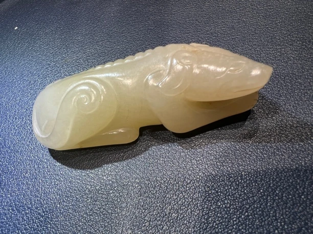 和田白玉玉狗挂件把件