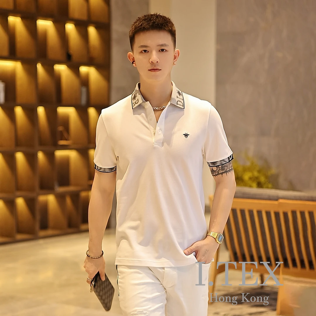 I.TEX品牌/2024春夏新款男士潮流百搭时尚轻奢高能感轻奢POLO衫