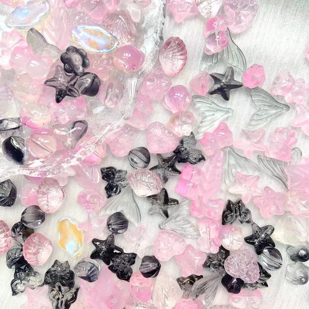 【 Black Pink】纯琉璃！美甲配饰！！手工diy配饰！