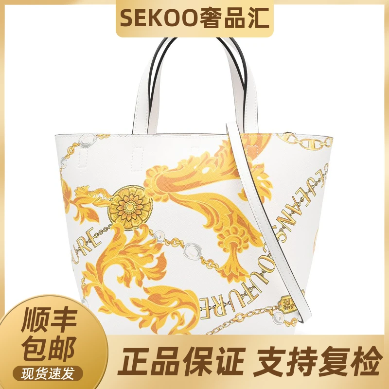 Versace/范思哲范思哲轻奢时尚巴洛克印花聚酯纤维手提包包通勤
