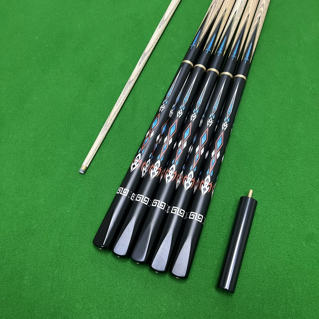 【干将】加重战神台球杆小头杆高级白蜡木3/4分体杆九球中式桌球杆