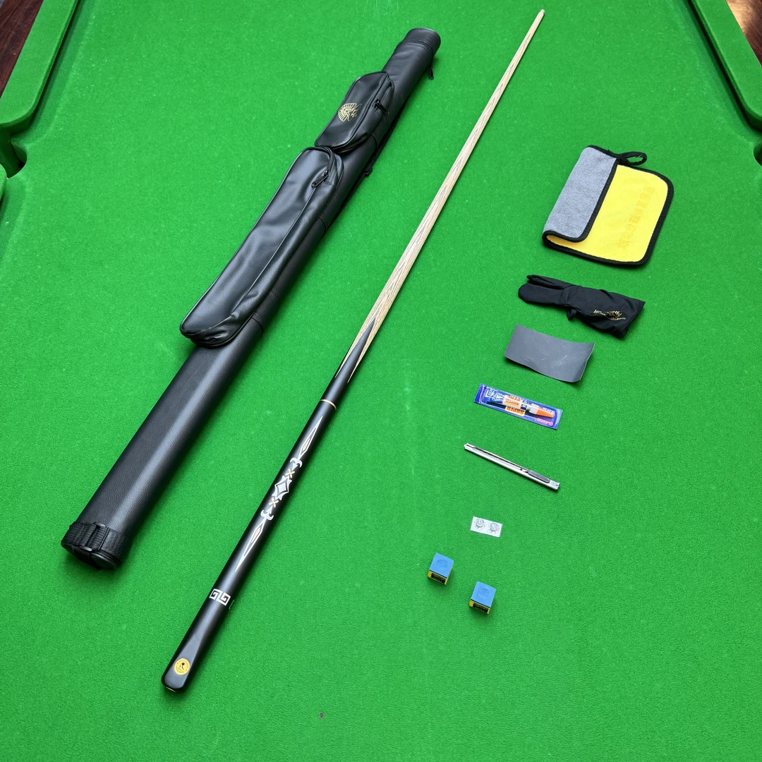 【花剑】战神台球杆小头杆高级白蜡木3/4分体杆花式九球中式桌球杆