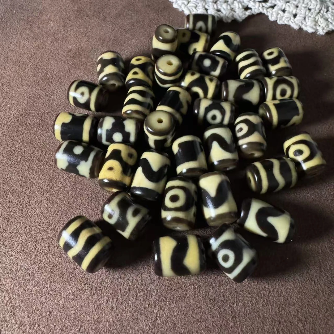 【鲸禧云珠】玛瑙牙黄裸珠