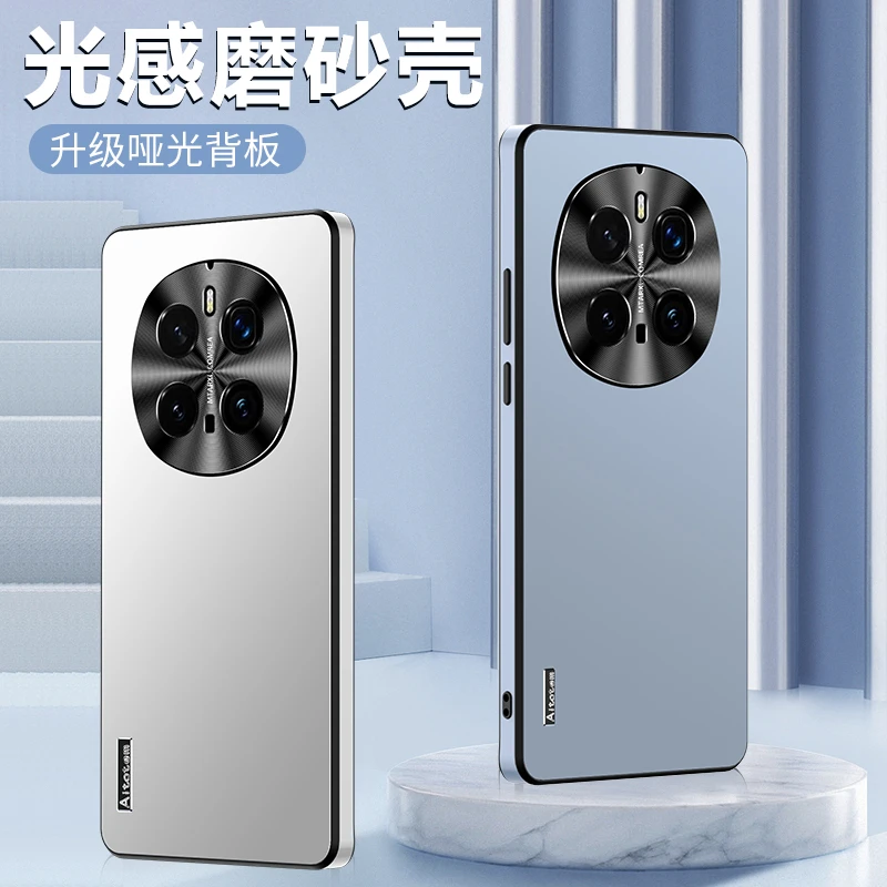 荣耀Magic7手机壳金属镜头全包边防摔7pro直边软硅胶超薄磨砂男女