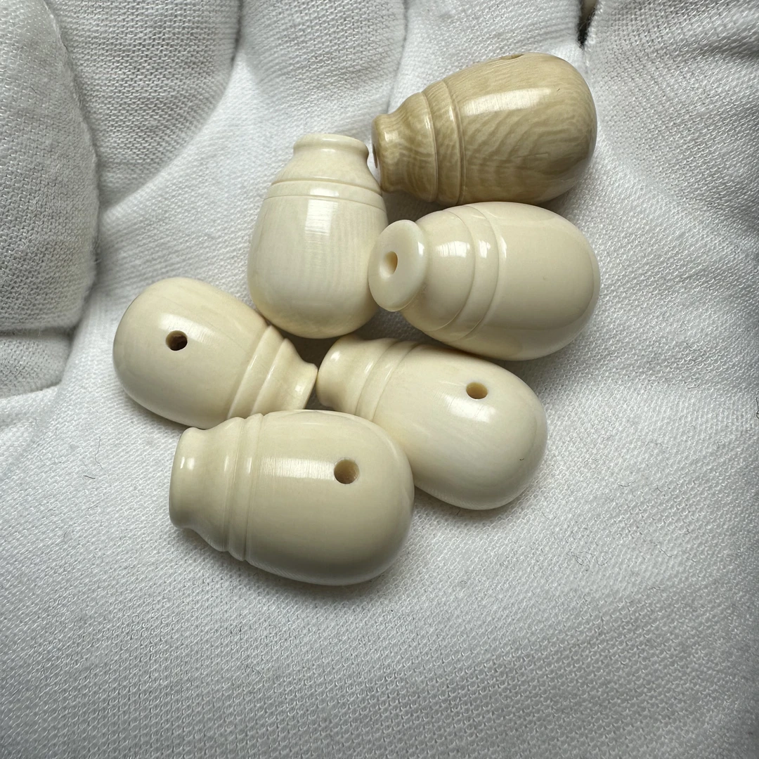 SX0086天然猛犸牙 奶嘴三通14mm