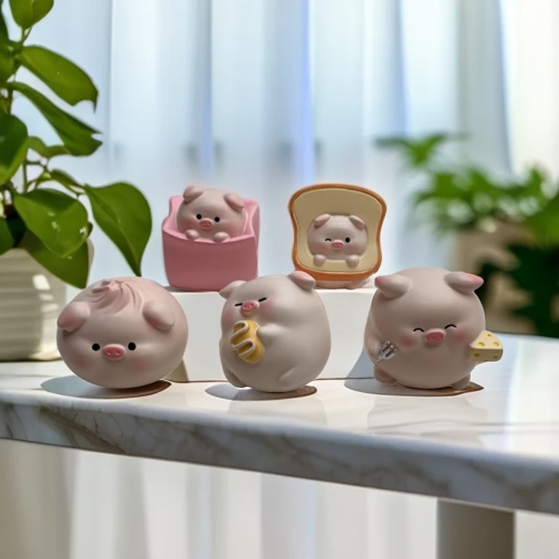 大猪崽崽树脂实色DIY玩具摆件可爱 【许愿+对对碰】