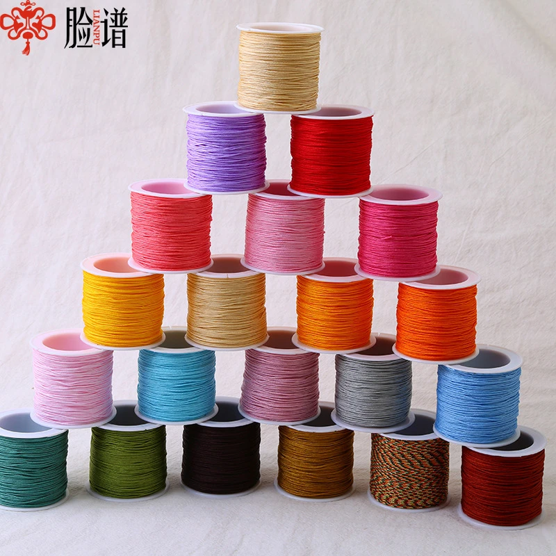 小卷72号玉线手工编织串手链珠宝线diy饰品绳子项链手链锦纶线材