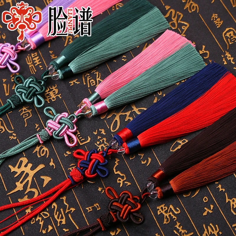 【全店十条包邮】吉祥中国结流苏穗子双拼色设计铜葫芦DIY汽车挂件