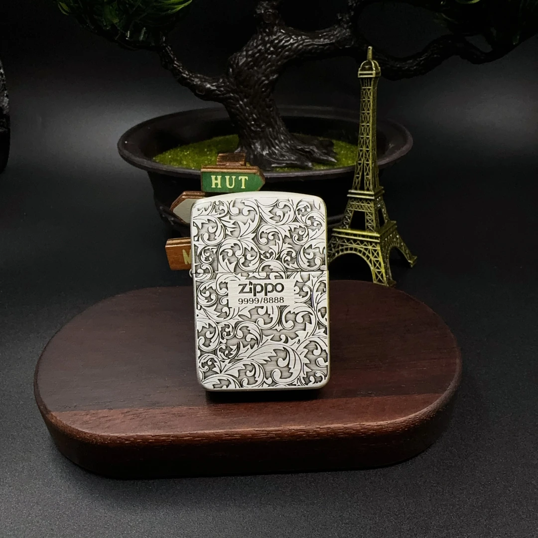 ZIPPO打火机打火机 1941唐草中标 煤油打火机 DYJ1