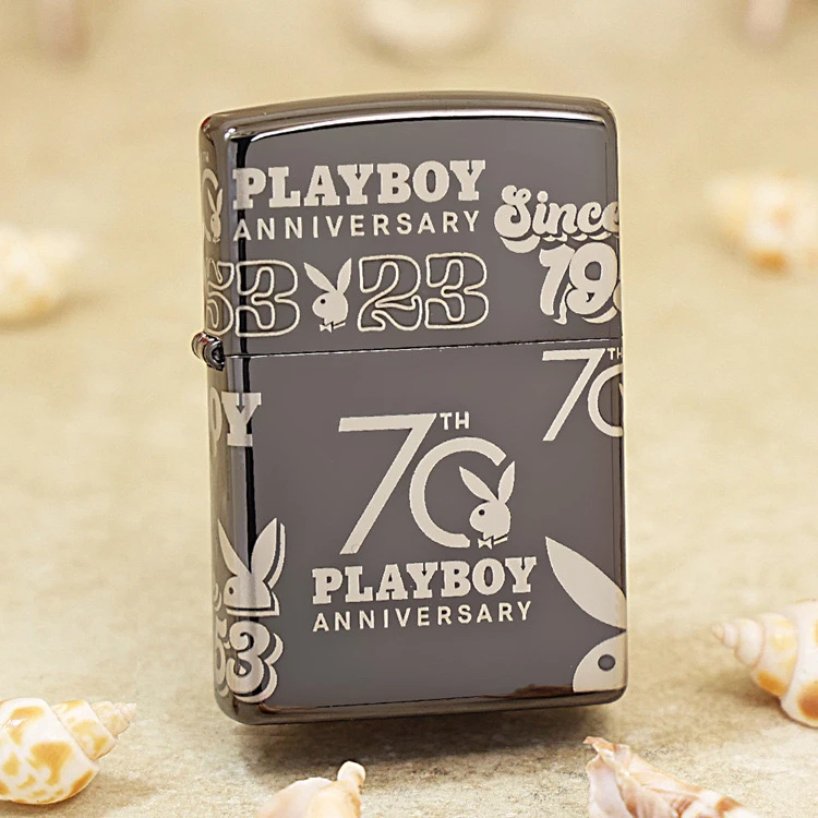 ZIPPO打火机 花花公子70周年纪念版 48717 煤油打火机 DYJ1