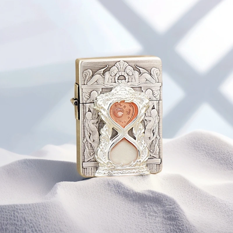 ZIPPO打火机  美人鱼沙漏 1935.25煤油打火机 DYJ1