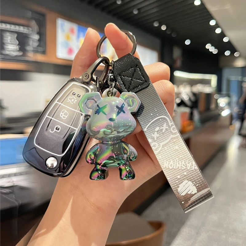 适用福特钥匙套福克斯福睿斯蒙迪欧锐界plus锐际探险者翼搏翼虎扣