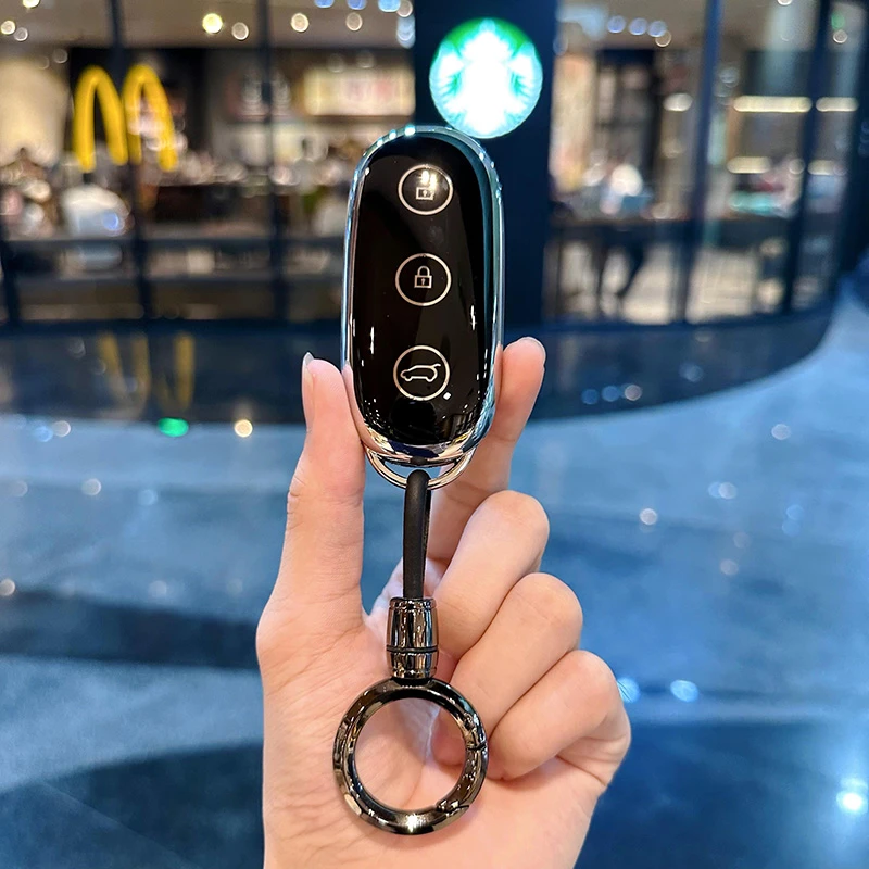 适用理想L7钥匙套L8女士L9男士ONE高级专用高档全包可爱卡通壳扣