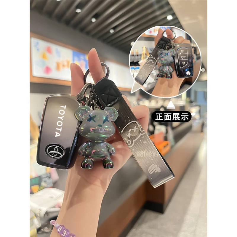 适用于丰田车钥匙套卡罗拉凯美瑞雷凌威兰达荣放锋兰达奕泽包扣款