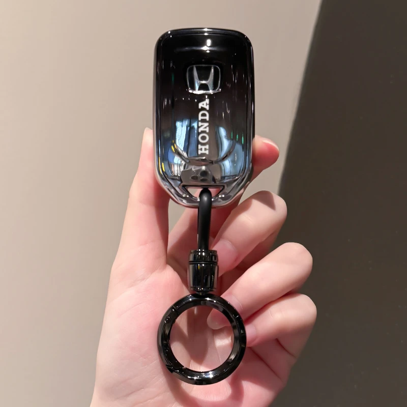 专用于本田汽车钥匙套雅阁思域享域英诗派凌派女士网红包扣保护壳