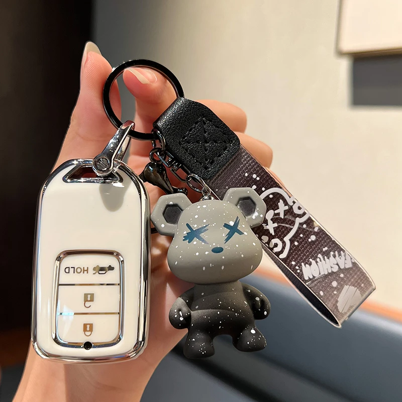 专用本田XRV思域CRV十代雅阁新凌派缤智杰德冠道享域汽车钥匙包套