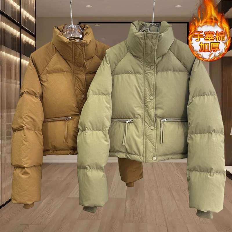 女士短款棉服外套冬装加厚新款2026爆款高档棉衣小棉袄保暖面包服