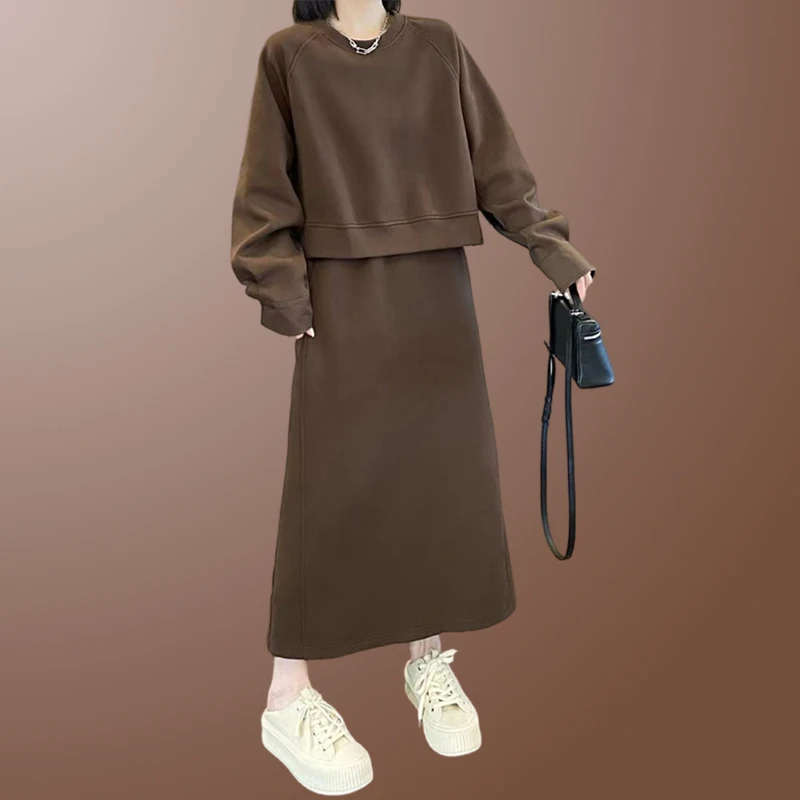 香朵儿气质洋气慵懒风两件套女2025新款春秋款宽松时尚休闲套装