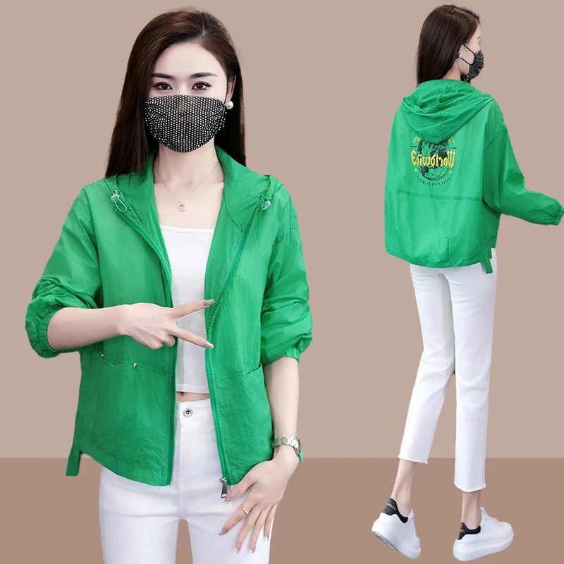 防晒衣女外穿2025夏季薄款透气韩版显瘦洋气大码小个子宽松防晒服