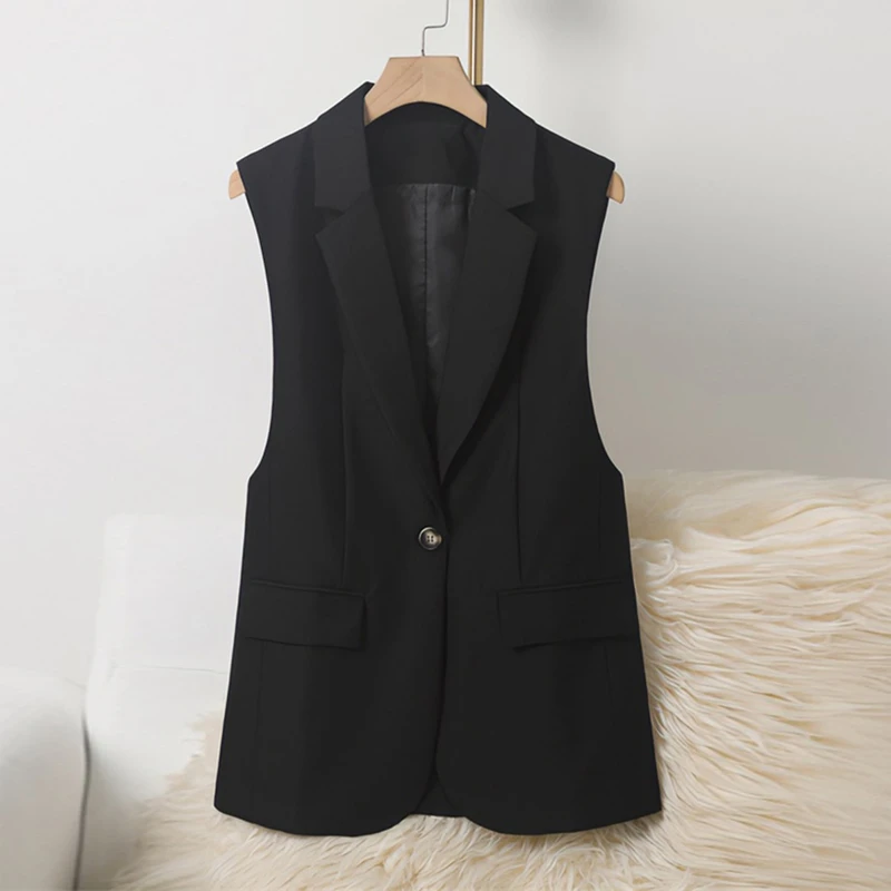 外穿洋气时髦西装马夹2025春秋季新款轻奢小众高级感女装坎肩上衣