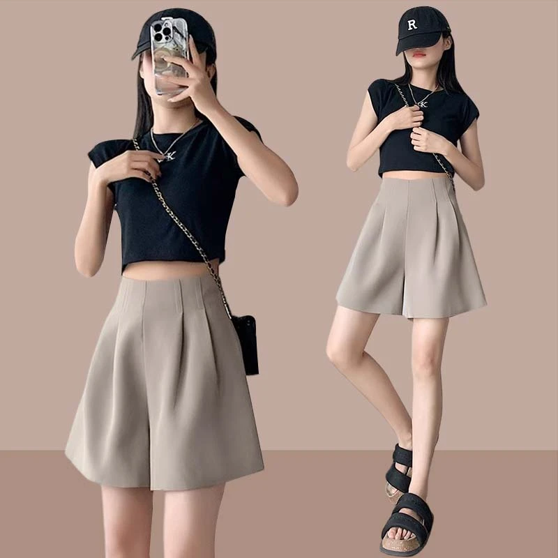 短裤女a字型爆款2025夏季新款遮肉显瘦百搭休闲裤高级感洋气裤子