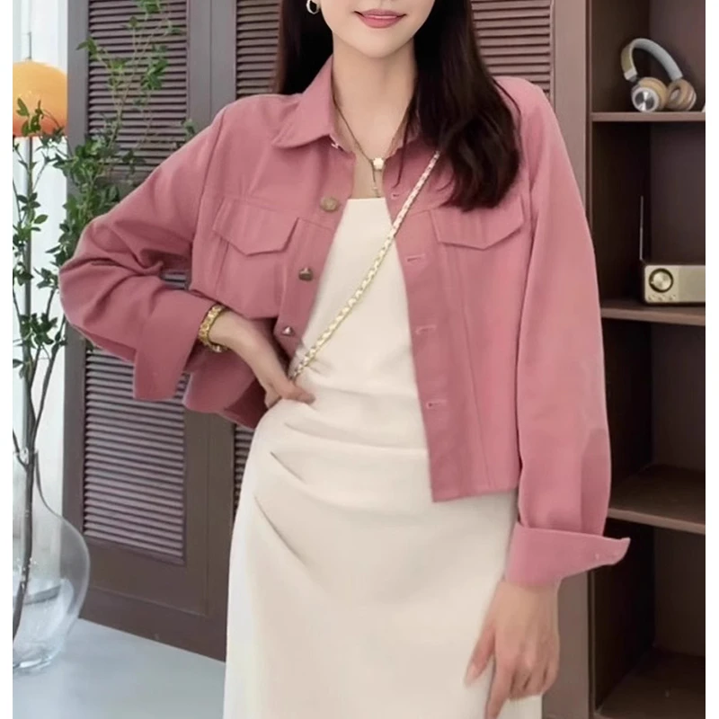 温柔风时尚减龄衬衣吊带裙两件套2025春秋新款高级感品质女装套装