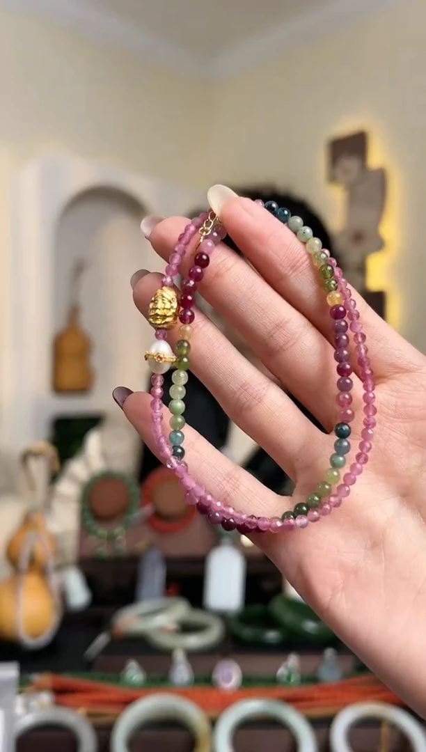 【闪购商品】碧玺颈饰未镶嵌U22- 多样性发其一