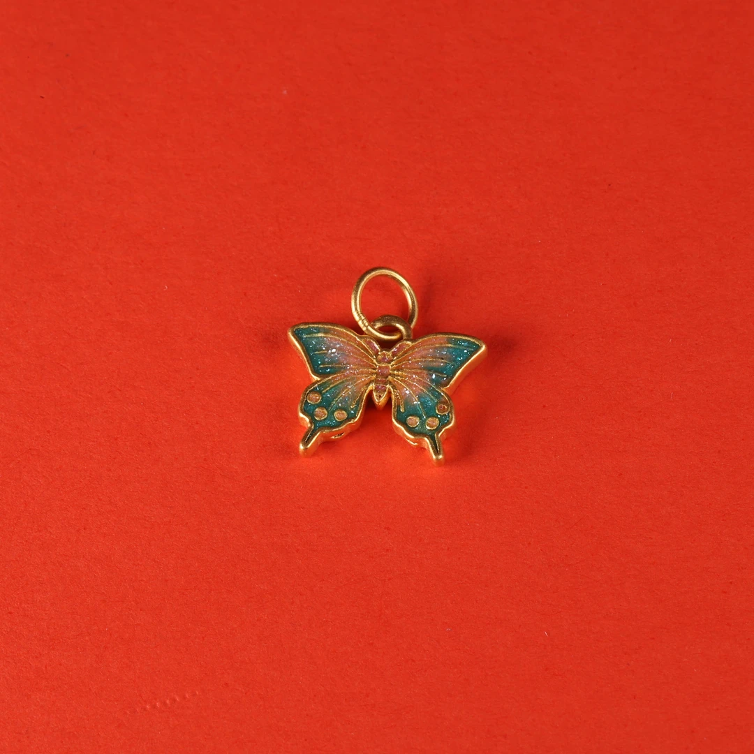 【汪氏精品】足金小蝴蝶