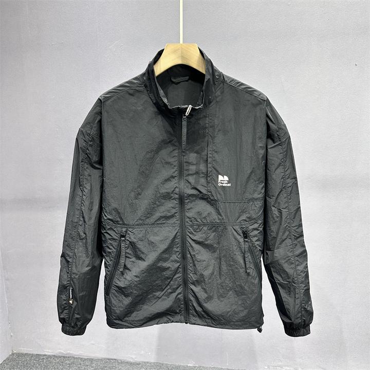 夏季薄款户外防紫外线UPF50+立领防晒衣男宽松休闲运动防晒服外套