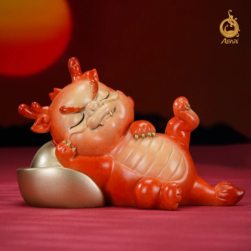 龙年摆件《如意龙》动物吉祥物铜工艺品文创摆件创意礼品家居饰品