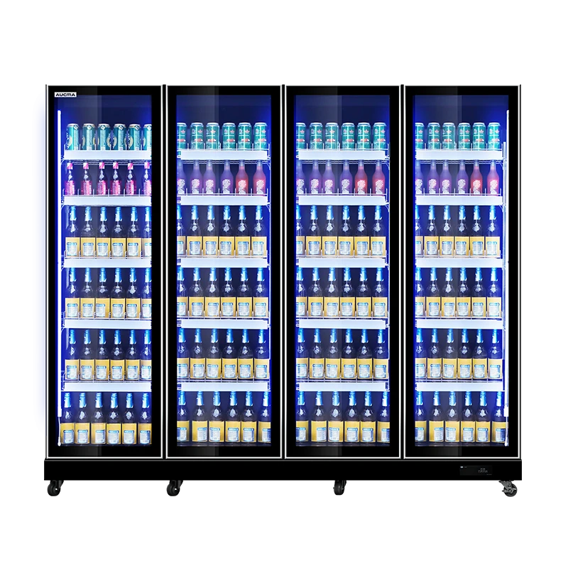 澳柯玛展示柜风冷无霜款大容量商用立式LSC-1360LW