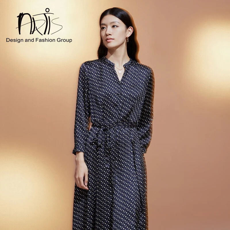 ARTIS女装 气质碎花长袖连衣裙AR5617011-041