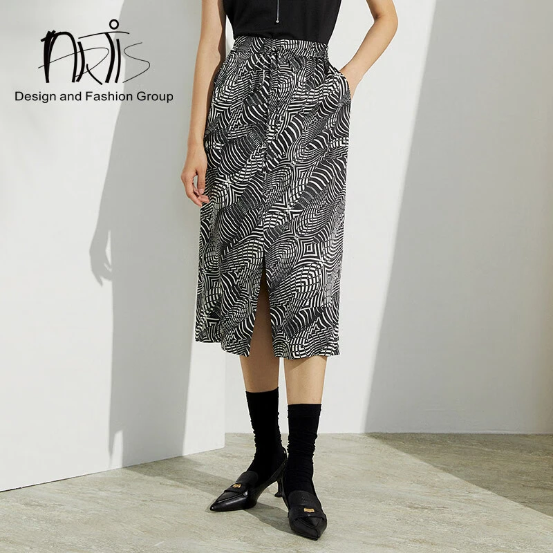ARTIS女装 摩登潮流印花半身裙AR5615018-109