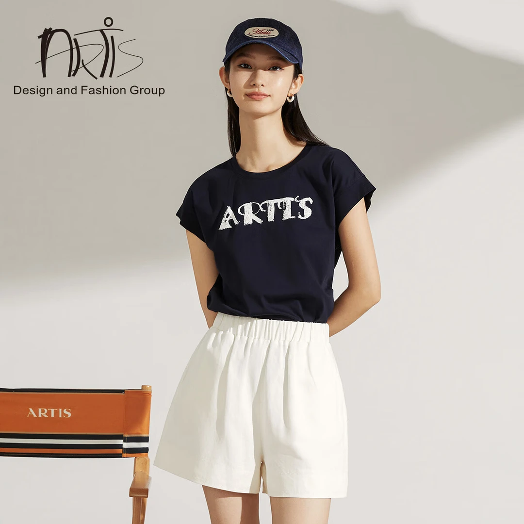 ARTIS女装 小飞袖圆领收腰T恤AR5616436-257