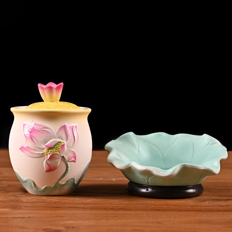 珐琅陶瓷家用水杯果盘花瓶油灯炉筒烛台客厅摆件家居用品家居摆件