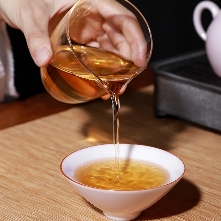 汝窑茶杯开片高档单杯个人主人杯复古品茗杯陶瓷斗笠杯喝茶杯家用