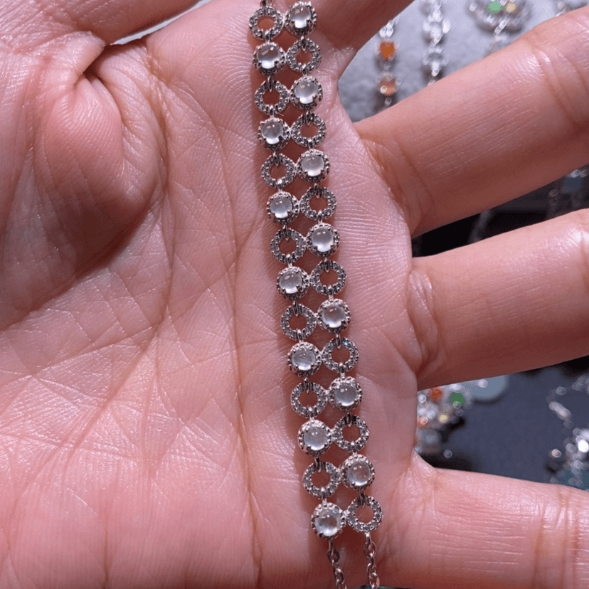 【闪购商品】翡翠颈饰银S925镶嵌