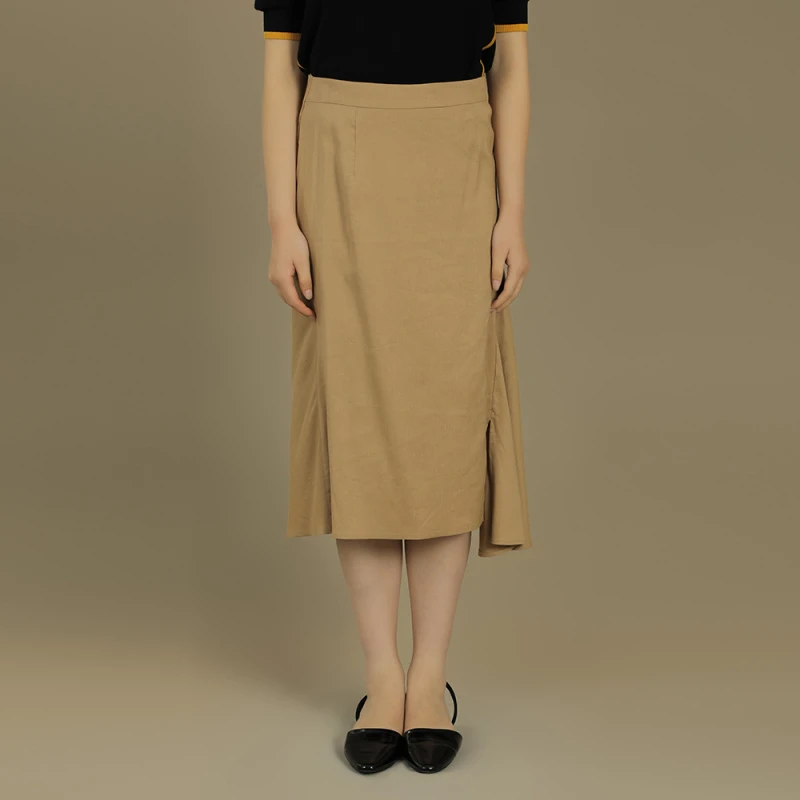 啦娜菲LANAFAY夏季半裙0X339 荞麦色