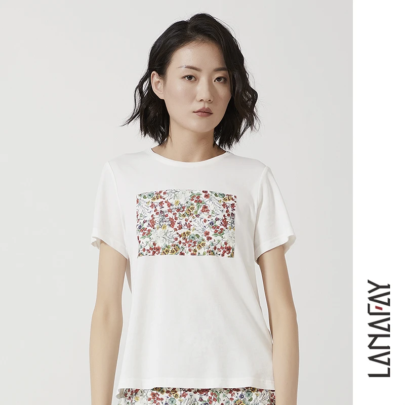 啦娜菲LANAFAY夏季纯棉T恤1X587