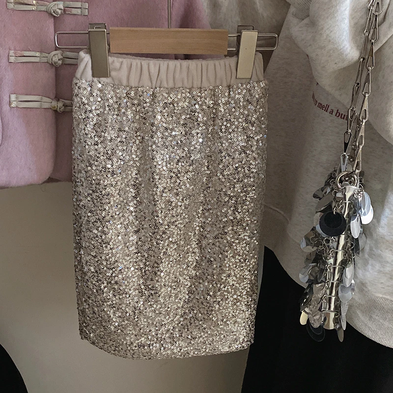 Z-XQW25 女孩亮片半身裙宝宝甜美潮范