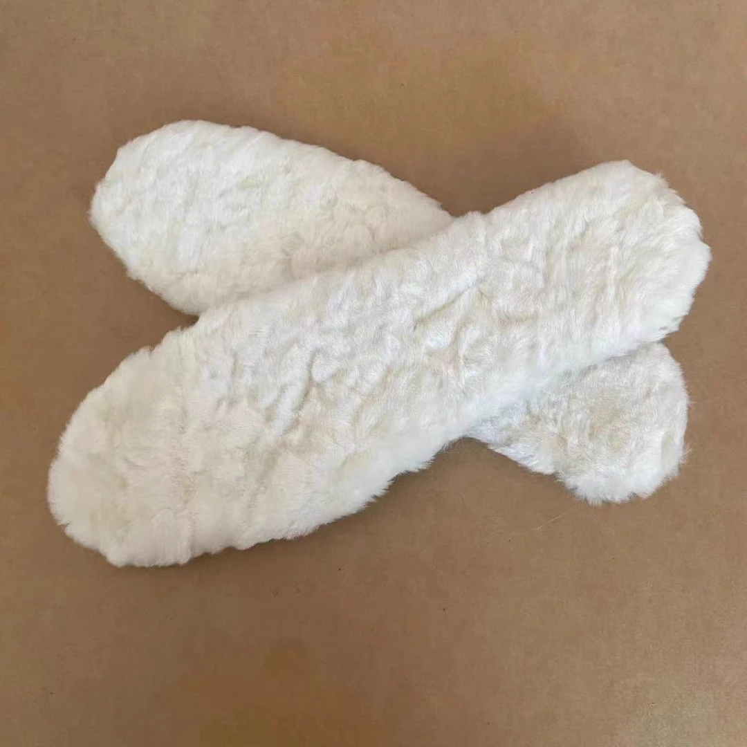 男女同款羊皮毛一体鞋垫