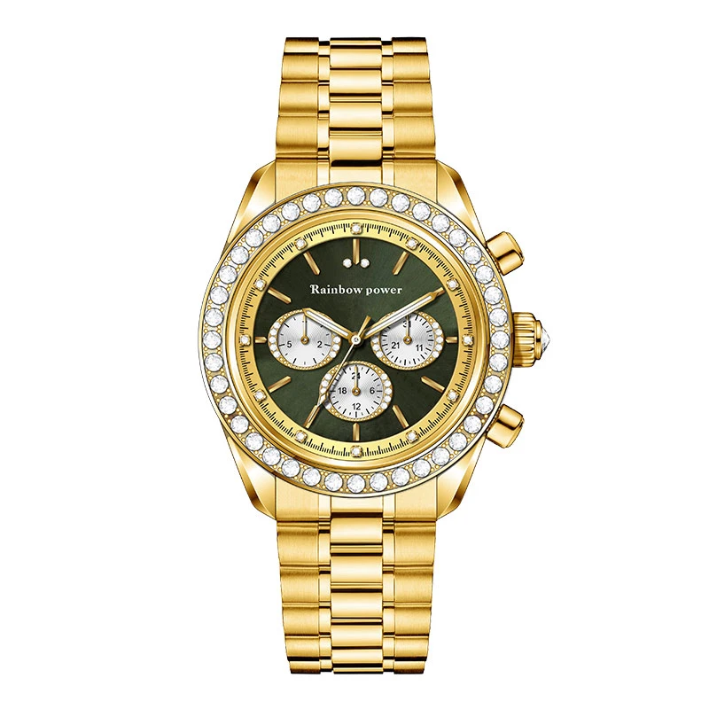 【韩总专属】【迪通拿】系列绿金迪男士机械腕表 500只限量款cz