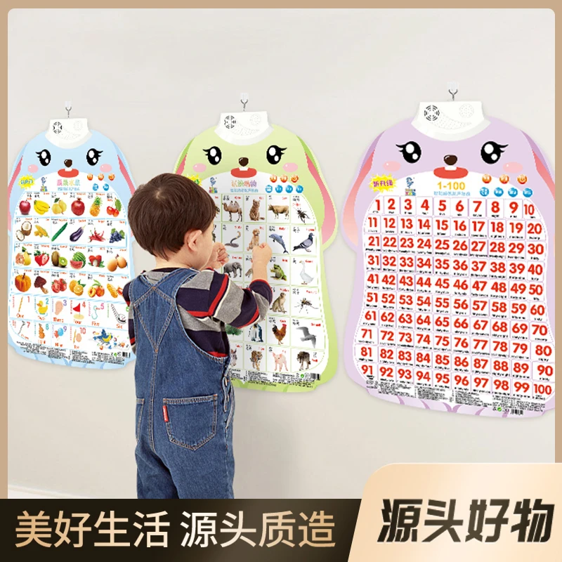 【宝宝学说话神器】早教发声看图识字婴幼儿启蒙发音儿童有声挂图