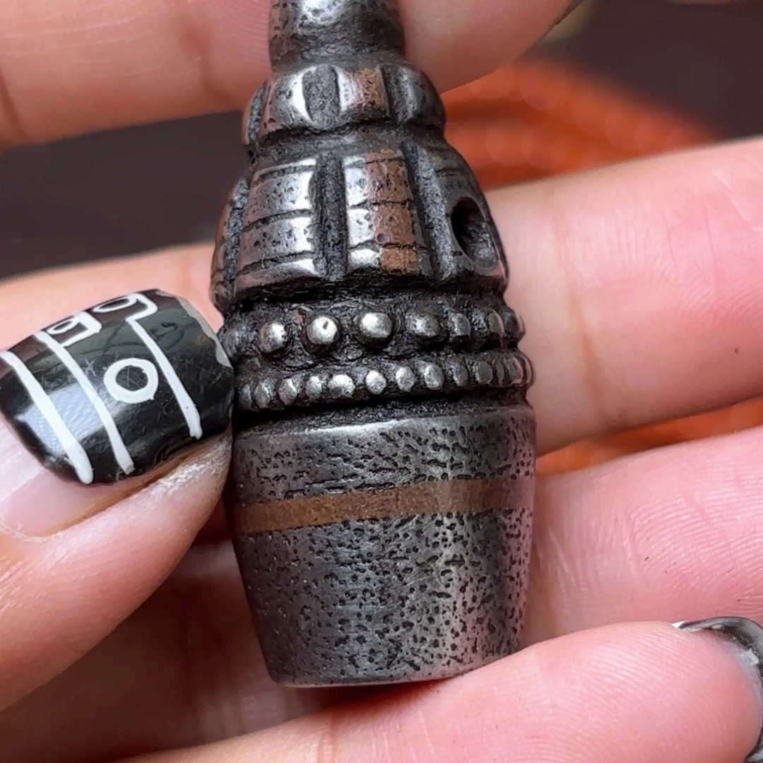 铜菩提星月挂件菩提