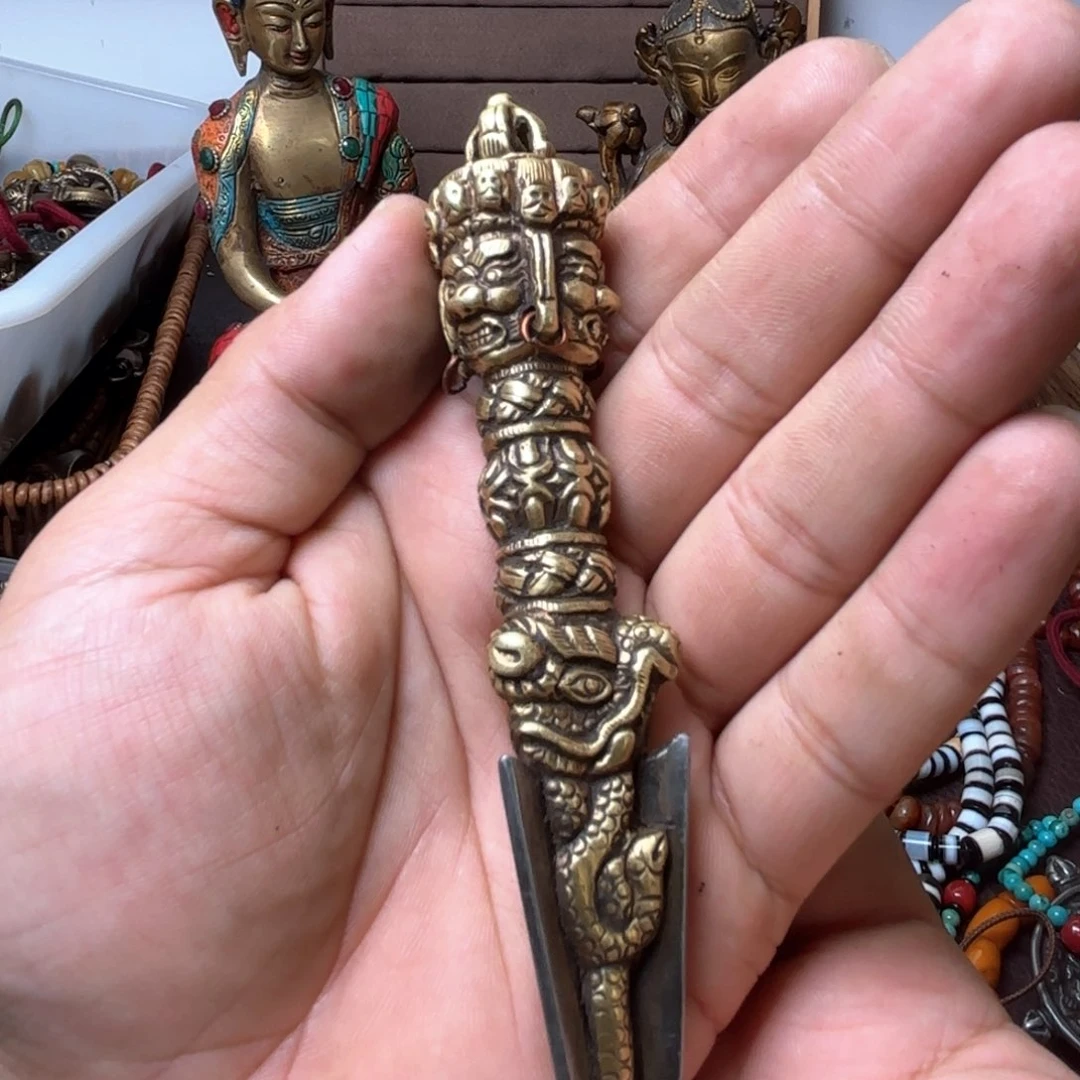 铜菩提星月挂件菩提