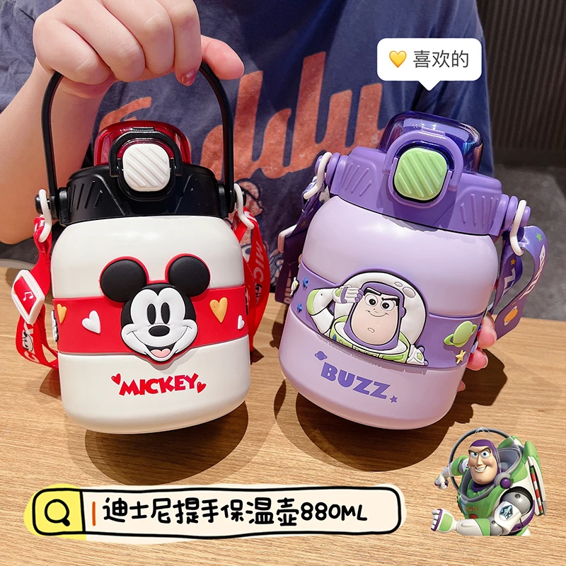 【周周】迪士尼系列316不锈钢大肚保温杯880ML