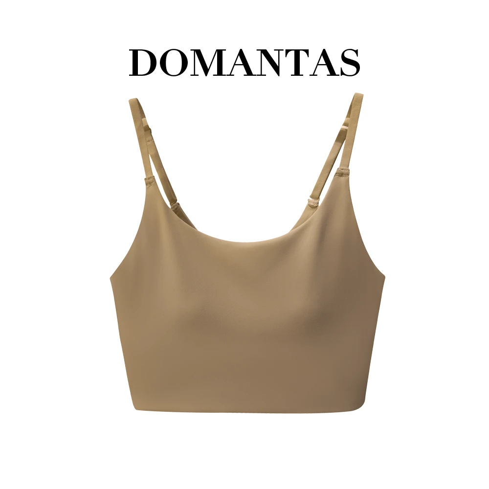 肩带可调节裸感一体杯运动美背女可外穿瑜伽运动美背时尚休闲7062